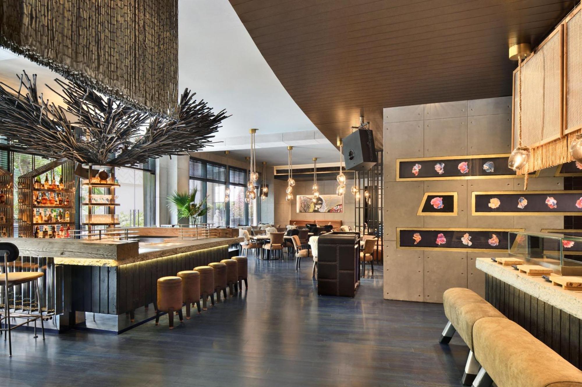 Jw Marriott Hotel New Delhi Aerocity Ngoại thất bức ảnh The interior of the restaurant